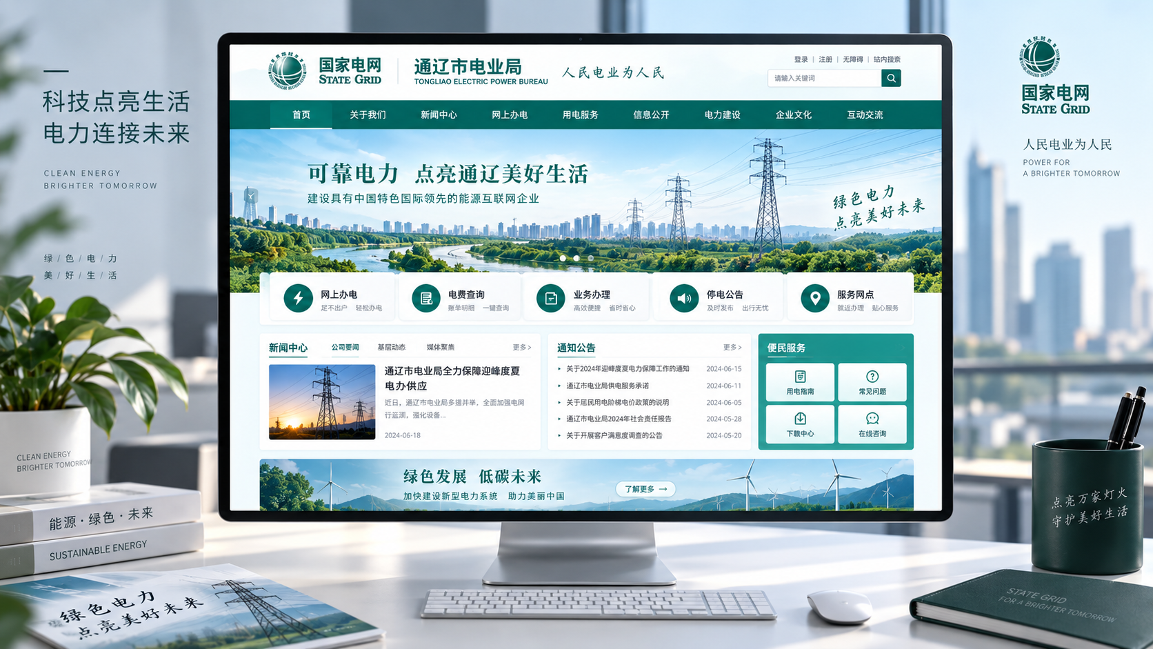 通辽电业局门户网站